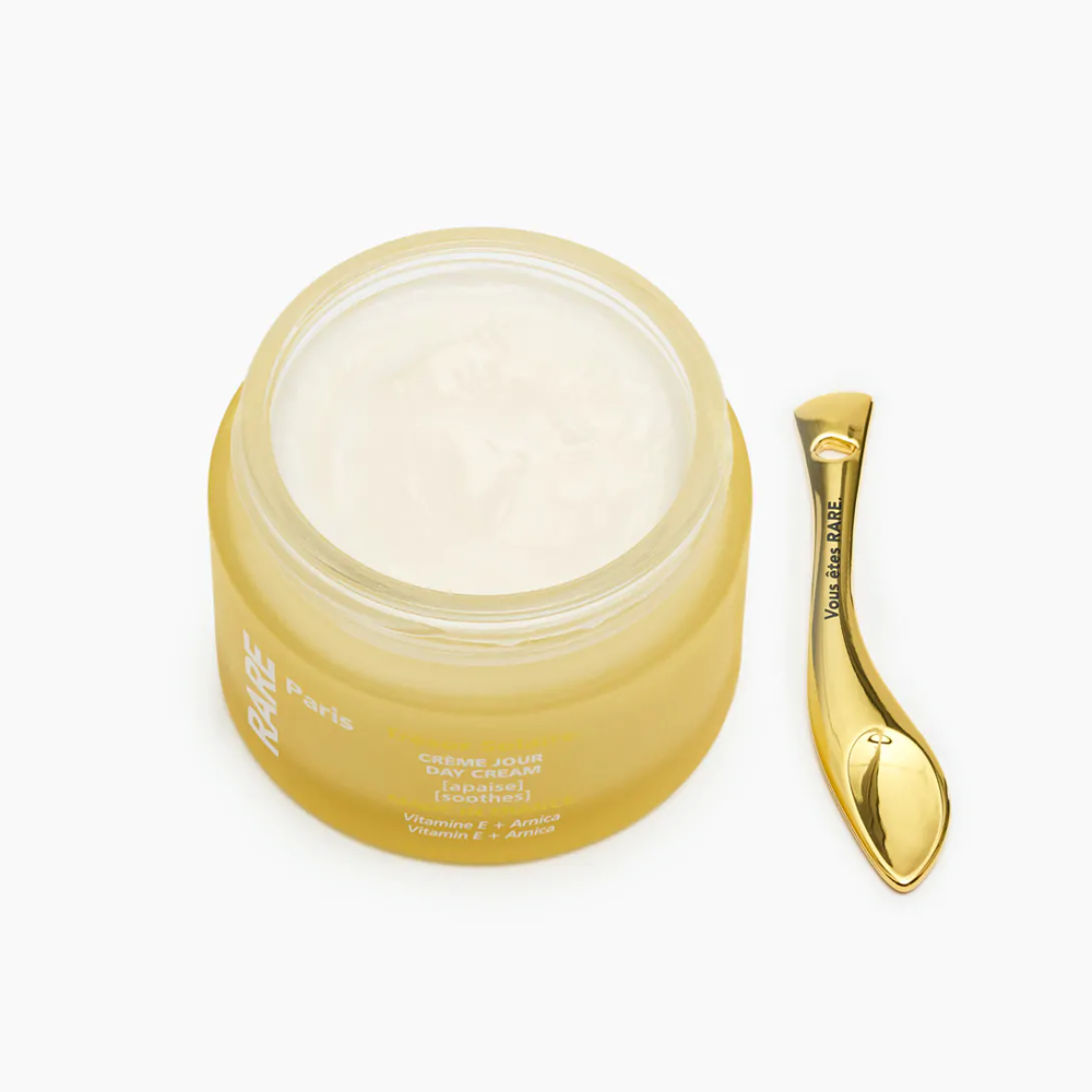 Rare Paris Trésor Solaire Day Cream 50ml - Заспокійливий дений крем для обличчя з Вітаміном Е та екстрактом арніки - фото №1 Rare Paris Trésor Solaire Day Cream 50ml - Заспокійливий дений крем для обличчя з Вітаміном Е та екстрактом арніки - фото №1